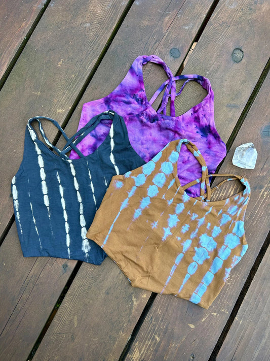Yoga Crop top, Yoga top, Batik Yoga top, Sports bra, Yoga clothing, Yoga wear, Festival clothing, Hippie top, Boho crop top